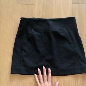 DVF black skirt 0 jersey wool $300 retail mini
